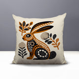 Timi Rabbit Reversible Indoor/Outdoor Square Pillow