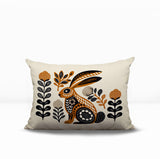 Timi Rabbit Reversible Indoor/Outdoor Lumbar Pillow