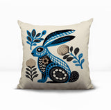 Timi Rabbit Reversible Indoor/Outdoor Square Pillow