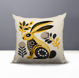 Timi Rabbit Reversible Indoor/Outdoor Square Pillow