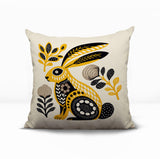 Timi Rabbit Reversible Indoor/Outdoor Square Pillow