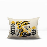 Timi Rabbit Reversible Indoor/Outdoor Lumbar Pillow