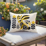 Timi Rabbit Reversible Indoor/Outdoor Lumbar Pillow