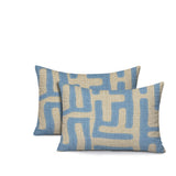 Tiwa 2 Sets Indoor/Outdoor Reversible Rectangular Pillow