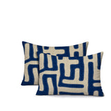 Tiwa 2 Sets Indoor/Outdoor Reversible Rectangular Pillow