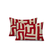 Tiwa 2 Sets Indoor/Outdoor Reversible Rectangular Pillow