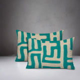 Tiwa 2 Sets Indoor/Outdoor Reversible Rectangular Pillow