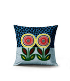PolyTwill Flower Square Indoor/Outdoor Throw Pillow
