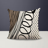 Toba Abstract Reversible Indoor/Outdoor Square Pillow