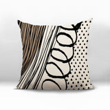 Toba Abstract Reversible Indoor/Outdoor Square Pillow