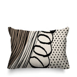Toba Abstract Reversible Indoor/Outdoor Rectangle Pillow