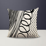 Toba Abstract Reversible Indoor/Outdoor Square Pillow