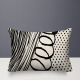 Toba Abstract Reversible Indoor/Outdoor Rectangle Pillow