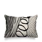 Toba Abstract Reversible Indoor/Outdoor Rectangle Pillow
