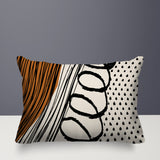 Toba Abstract Reversible Indoor/Outdoor Rectangle Pillow