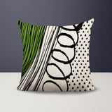 Toba Abstract Reversible Indoor/Outdoor Square Pillow