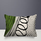 Toba Abstract Reversible Indoor/Outdoor Rectangle Pillow