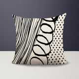 Toba Abstract Reversible Indoor/Outdoor Square Pillow
