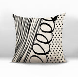 Toba Abstract Reversible Indoor/Outdoor Square Pillow