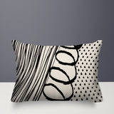 Toba Abstract Reversible Indoor/Outdoor Rectangle Pillow