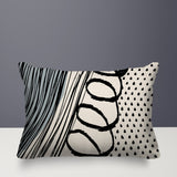 Toba Abstract Reversible Indoor/Outdoor Rectangle Pillow