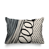 Toba Abstract Reversible Indoor/Outdoor Rectangle Pillow