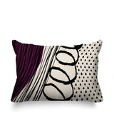 Toba Abstract Reversible Indoor/Outdoor Rectangle Pillow