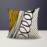 Toba Abstract Reversible Indoor/Outdoor Square Pillow