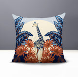 Tobin Giraffe Reversible Indoor/Outdoor Square Pillow