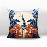 Tobin Giraffe Reversible Indoor/Outdoor Square Pillow