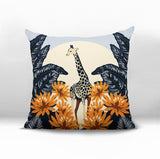 Tobin Giraffe Reversible Indoor/Outdoor Square Pillow
