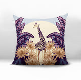Tobin Giraffe Reversible Indoor/Outdoor Square Pillow