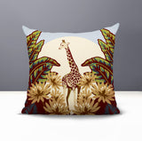 Tobin Giraffe Reversible Indoor/Outdoor Square Pillow