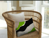 Toni Abstract Reversible Indoor/Outdoor Rectangular Pillow