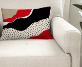 Toni Abstract Reversible Indoor/Outdoor Rectangular Pillow