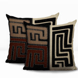 Tonto Tribal Print Indoor/Outdoor Reversible Square Pillow