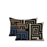 Tonto Tribal Print Indoor/Outdoor Reversible Rectangular Pillow