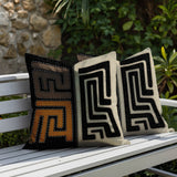 Tonto Tribal Print Indoor/Outdoor Reversible Square Pillow