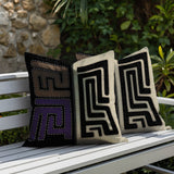 Tonto Tribal Print Indoor/Outdoor Reversible Square Pillow