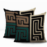 Tonto Tribal Print Indoor/Outdoor Reversible Square Pillow
