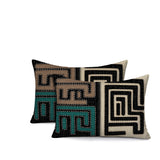 Tonto Tribal Print Indoor/Outdoor Reversible Rectangular Pillow