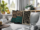 Tonto Tribal Print Indoor/Outdoor Reversible Square Pillow