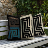 Tonto Tribal Print Indoor/Outdoor Reversible Square Pillow