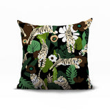 Tor Tiger Reversible Indoor/Outdoor Square Pillow