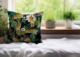 Tor Tiger Reversible Indoor/Outdoor Square Pillow