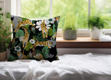 Tor Tiger Reversible Indoor/Outdoor Square Pillow
