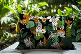 Tor Tiger Reversible Indoor/Outdoor Square Pillow