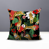 Tor Tiger Reversible Indoor/Outdoor Square Pillow