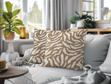 Tory Zebra Print Indoor/Outdoor Reversible Square Pillow