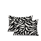 Tory Zebra Print Indoor/Outdoor Reversible Rectangular Pillow